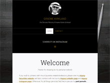 Tablet Screenshot of graemekirkland.com